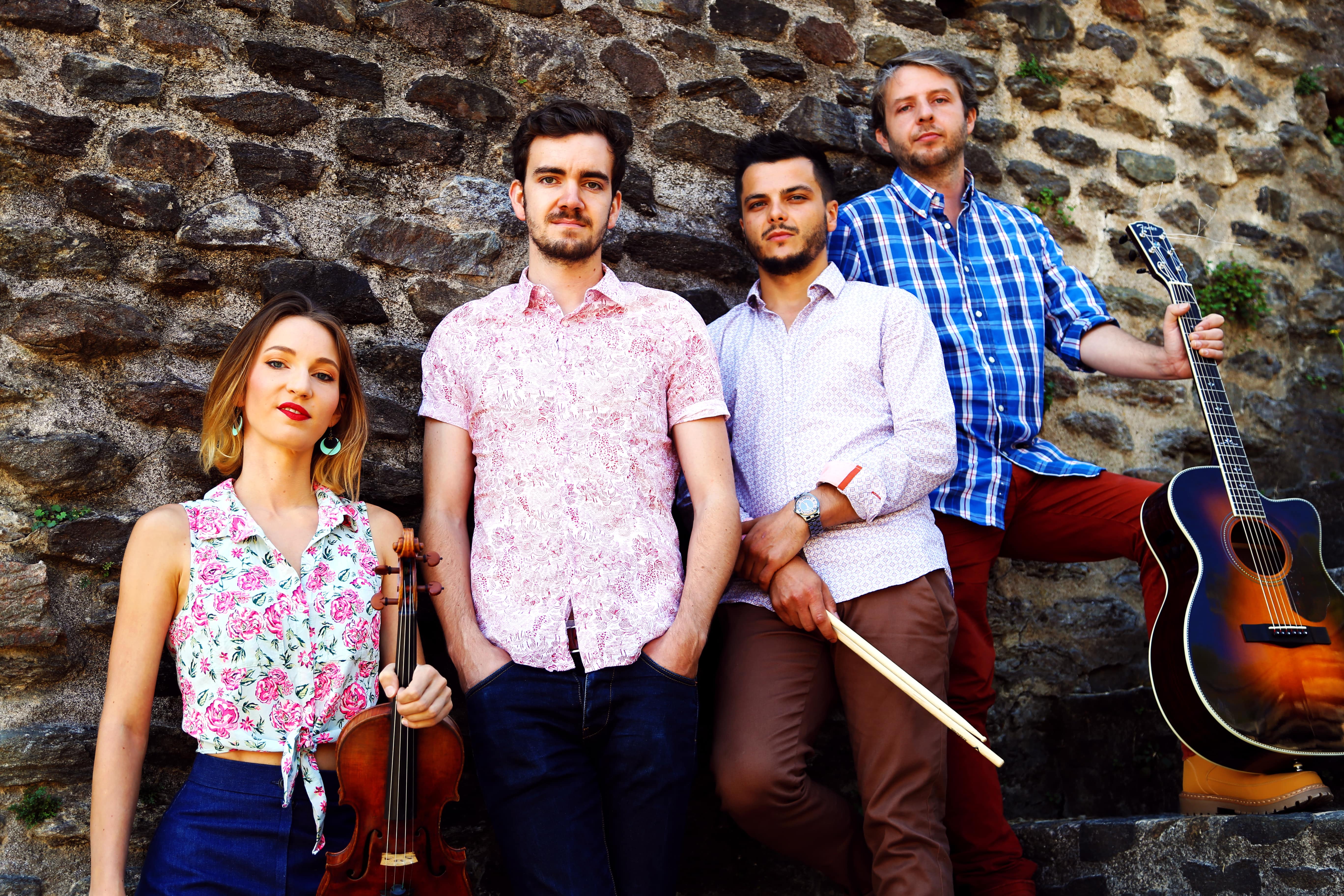 photo de Perrine Bakubama Quartet - violoniste - violon - jazz - mariage - concert - Lyon - orchestre symphonique